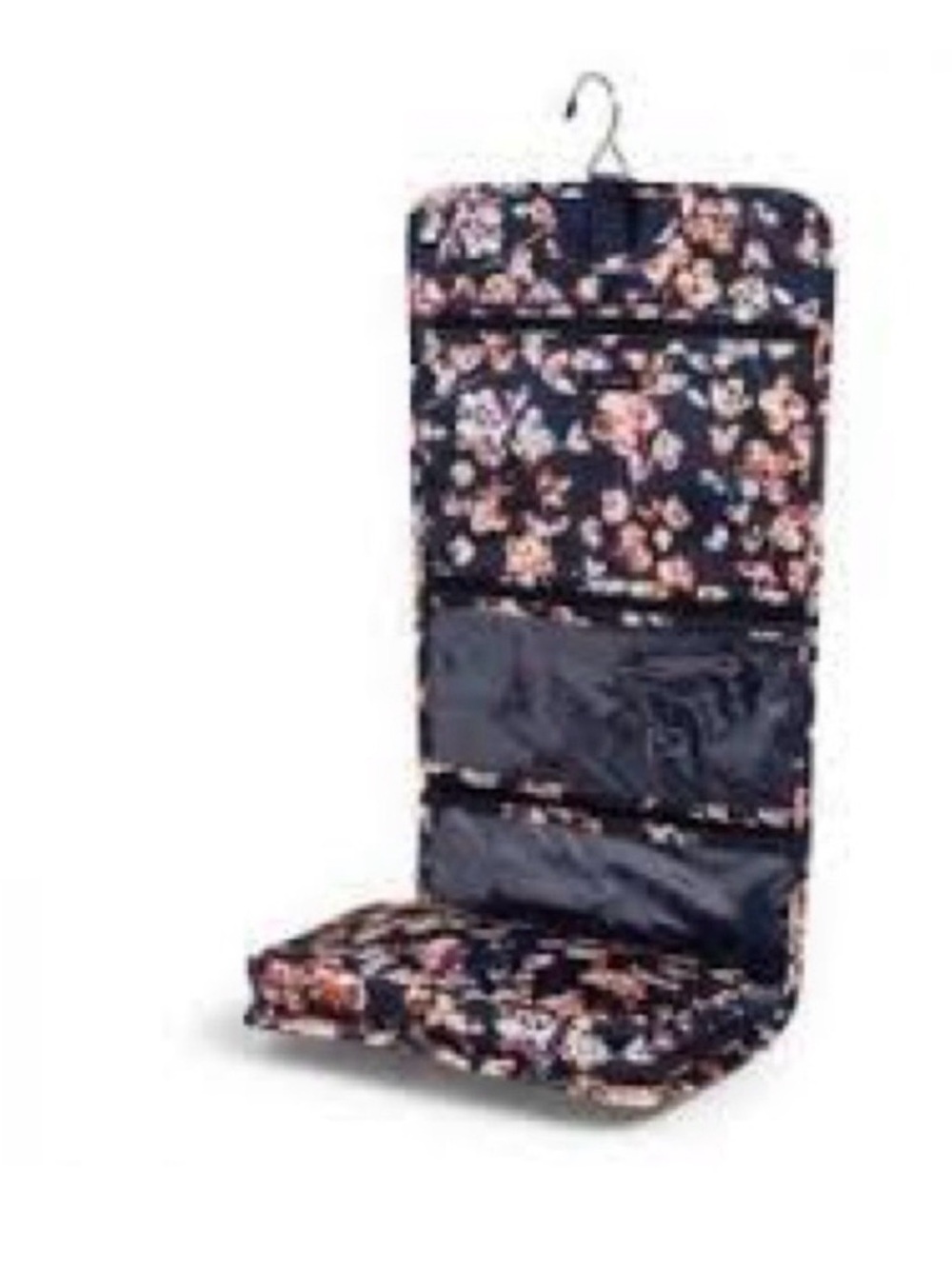 Vera Bradley Lighten Up Hanging Travel Organizer Cut Vines/Navy - Picture 4 of 8